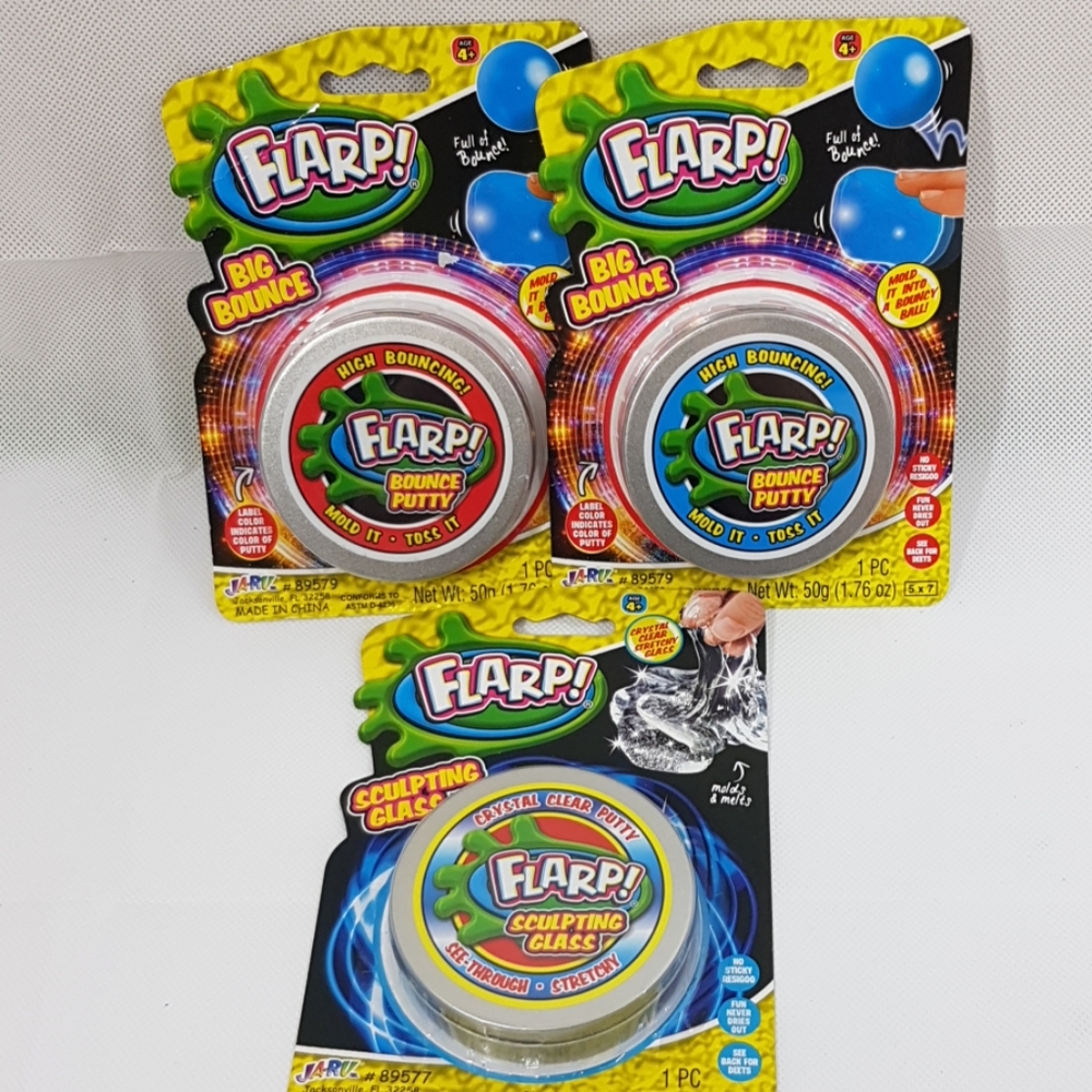 FLARP 2 BOUNCE &1 SCULTING PUTTY NEW BUNDLE (227)